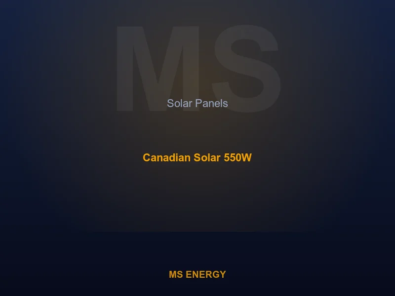 Canadian Solar 550W