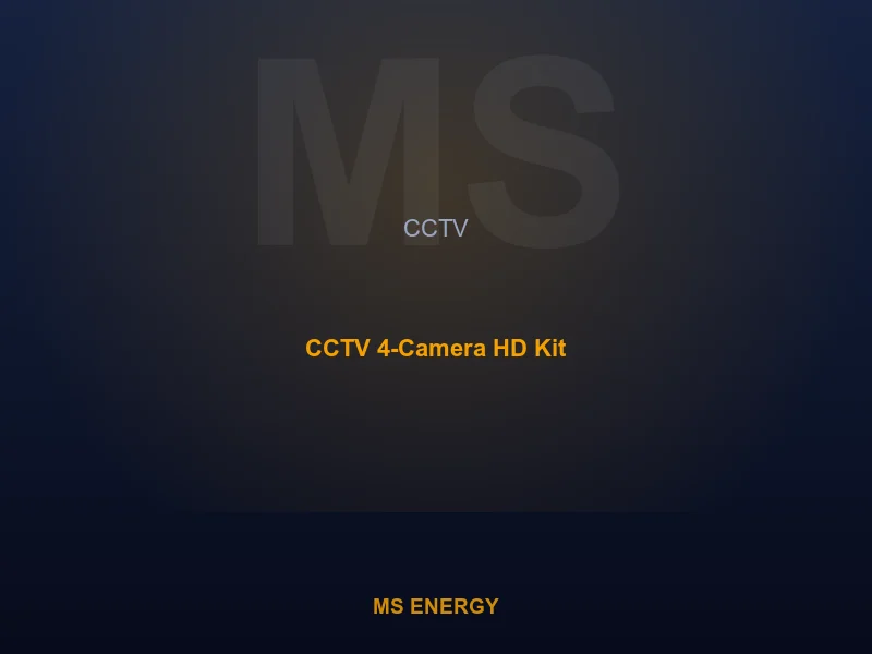 CCTV 4-Camera HD Kit