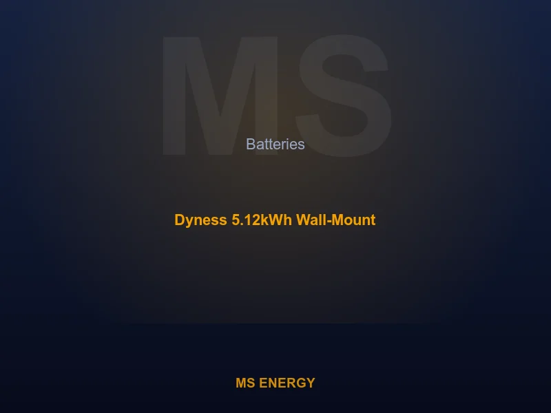 Dyness 5.12kWh Wall-Mount