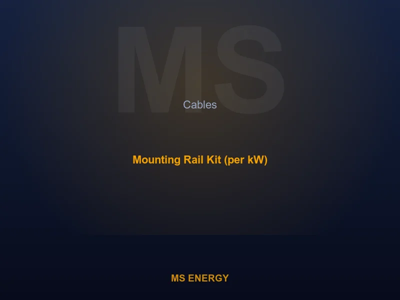 Mounting Rail Kit (per kW)