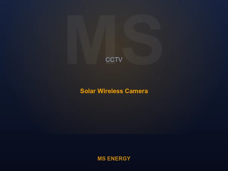 Solar Wireless Camera